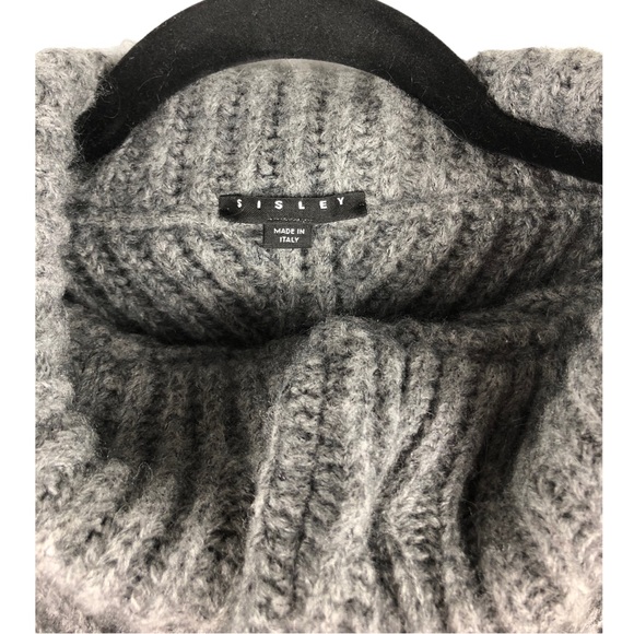 🆕 Sisley Cropped Mohair Wool Blend Cardigan Juniors Size 3XL - Picture 9 of 12